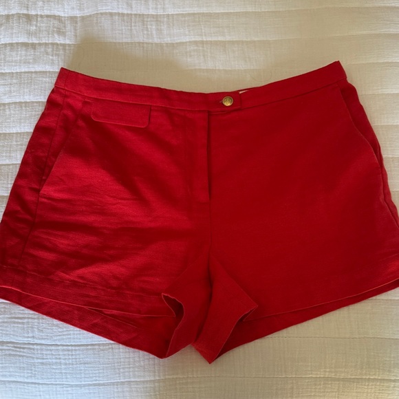 J. Crew Pants - J. Crew High Waist Red Shorts